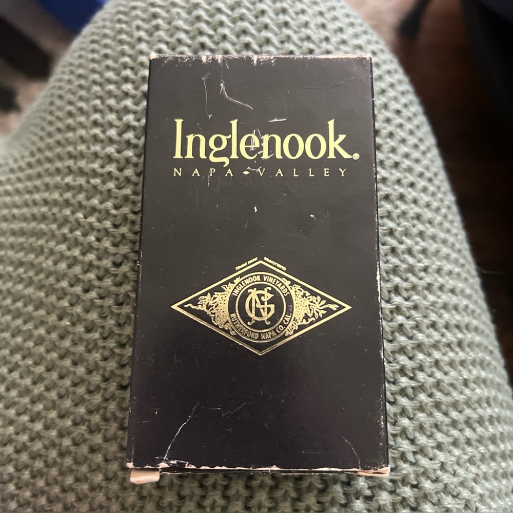 Inglenook Cork Puller Napa Valley Winery Two-Prong w/ Original Box VTG